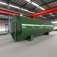 Réservoir de carburant souterrain/sur le sol à double paroi Longtai |   Réservoir de stockage de pétrole/diesel/huile de palme de type conteneur 20GP/40GP, couleur personnalisée