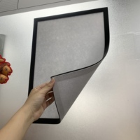 Portapapeles Magnético de Pared con Doble Bolsillo y Adhesivo Removible Unifelt, se Pega a Cualquier Pared sin Dejar Residuos, para Documentos A4