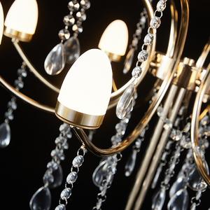 Lampe suspendue en acrylique et fer à télécommande haute Zhuoyun, décoration de mariage, <span class=keywords><strong>vase</strong></span> à fleurs de table - Product Image 4
