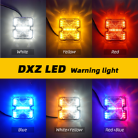 Feu de position latéral et d'avertissement ambre 20 LED 12V-24V DXZ JB-F-20LED-Y, lampe indicatrice de dégagement pour camion, remorque, camping-car, poids lourd, bus, bateau
