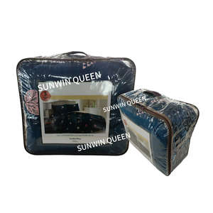 Vente en gros de lot de literie en flanelle d'hiver lot de 3 pièces de luxe Borrego couette king size ensemble de couette en flanelle pour l'hiver - Product Image 2