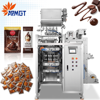 Automatische verpakkingsmachine voor 10g 15g chocoladepasta, honing & stroop sachets, machine voor het vullen en verpakken