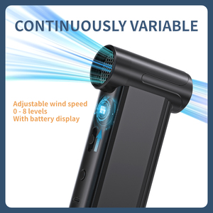 Mini Ventilatore Turbo 100.000 RPM con Display LCD, Soffiatore d'Aria Compressa Elettrico Portatile <span class=keywords><strong>per</strong></span> Pulizia Tastiera, <span class=keywords><strong>Spazzola</strong></span> <span class=keywords><strong>per</strong></span> Pulizia - Product Image 3