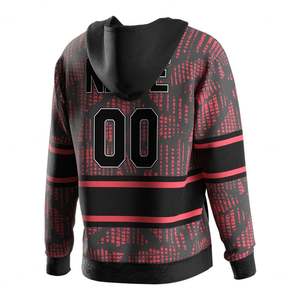 Camisetas de Hockey Personalizadas con Cuello en V, Bordado, Sublimadas, Reversibles, para Equipos de Gimnasio, Sudaderas con Capucha - Product Image 4