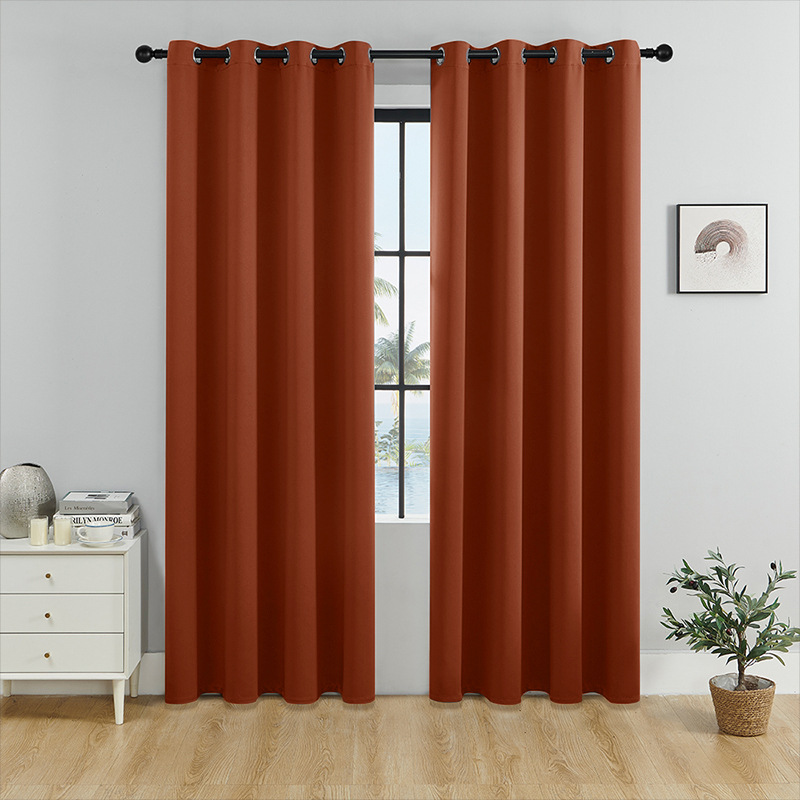 (dark orange) double matte-punched