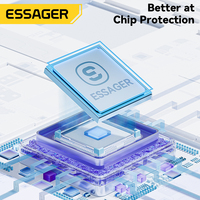 Essager ES-X46 kabel pengisian daya cepat, kabel Data ponsel Usb mikro a ke Tipe C, 7A PD 100W 1M 2M 3M
