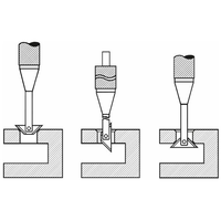 Outil d'ébavurage de fraisage et de tour CNC de précision Support OEM et ODM personnalisé chanfrein et ébavureur de trou externe et interne