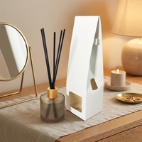 Boîtes pliables auto-érectiles en papier kraft recyclé écologique imprimées sur mesure avec doublure en éponge pour cadeaux de parfums et d'aromathérapie