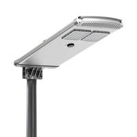 Lampadaire solaire LED monocristallin tout-en-un à haut lumen IP65 30W avec angle de faisceau de 140° et garantie de 3 ans