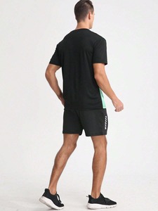 Camisetas y pantalones cortos de secado rápido, conjuntos deportivos de dos piezas, fábrica de origen, personalización disponible. F10 - Product Image 5