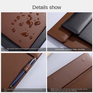 Menú de restaurante Férula Clip de caja registradora de cuero personalizable con logotipo Carpeta de archivos de una sola placa La Carta Comprar - Product Image 2