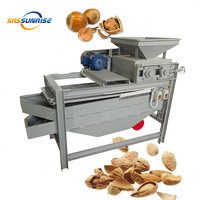 Chine grande capacité électrique noix de pécan noix de cajou épluchage décorticage broyage amande noisette fissuration Machine de traitement