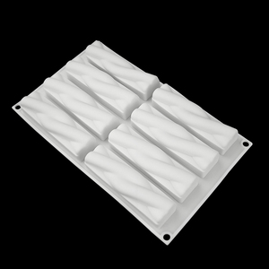 แม่พิมพ์เค้กซิลิโคนทรงบิดเกรดสำหรับทำมูสและมูสอุปกรณ์ทำเค้กระดับพรีเมียม - Product Image 4