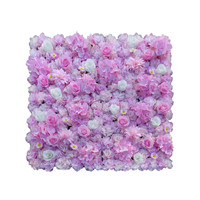Mur végétal vertical personnalisé Tizen, bricolage, panneau de fond en fleurs de soie 3D, décoration murale en fleurs artificielles, mur végétal extérieur