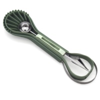 Fruitgereedschap 3 In 1 Fruit-En Groentesnijder Watermeloen Lepel Avocado Cutter Meloen Corer Fruit Snijgereedschap