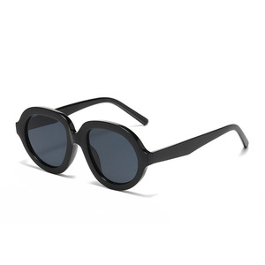 Jamie 24003 Round <b>Frame</b> Sunglasses Black UV400 Unisex Outdoor Sports Cycling Party - Product Image 1