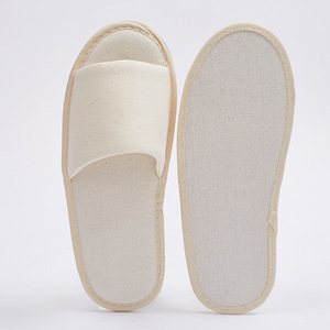 Nuevo estilo <span class=keywords><strong>Hotel</strong></span> Suministros Zapatillas desechables Salón de belleza Lino <span class=keywords><strong>Hotel</strong></span> Aerolínea Zapatilla - Product Image 4