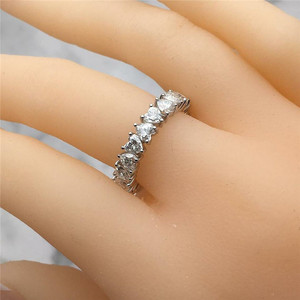 Anello a Cuore Creativo per Donne, Accessorio Romantico per Feste di Compleanno, Regalo di Moda - Product Image 4