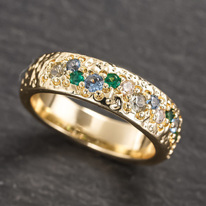 Anello con Indice in Zircone Colorato per Donne, Gioiello Minimalista ed Elegante - Product Image 2