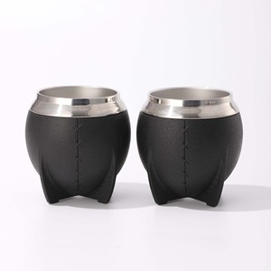 2026 Emerit Manufacturer Taza de Yerba Mate Argentina de Acero Inoxidable 18/8 de Doble Pared de 280ml con Bombilla para Mate - Product Image 2