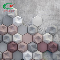 Panel acústico de fieltro acústico, papel tapiz con reducción de ruido, fibra de poliéster 3d