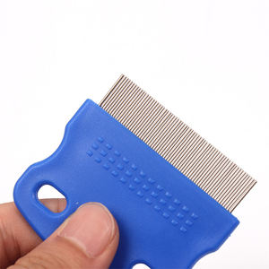 BSCIプロモーションギフトダブルホールペットグルーミングフリーライスコーム犬猫小動物用 - Product Image 3