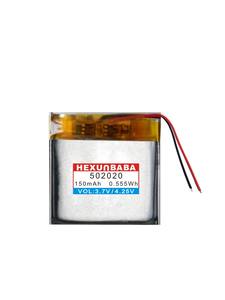 3.7V 150mAh 502020 <span class=keywords><strong>2</strong></span> teller polimer lityum iyon batarya TWS kulakiçi hoparlör için akıllı saat kulaklık kulaklık L270 - Product Image 2