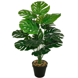 Grande Feuille de Tortue Monstera Tropicale Artificielle Élégante Feuilles de Faux Palmier Nouvel An Chinois Décorations de Mariage de Pâques Fabriquées - Product Image 6