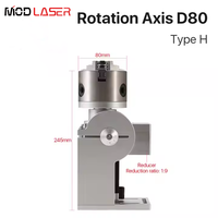 Cloudrat D80 Rotary Type H 9X Slowdown Rotary pour le marquage laser à fibre