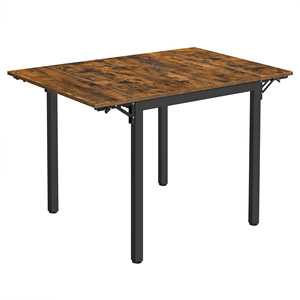 Vasagneau-<span class=keywords><strong>Table</strong></span> à <span class=keywords><strong>manger</strong></span> extensible, meuble de cuisine, salle à <span class=keywords><strong>manger</strong></span>, cadre métallique industriel, plateau en bois, cuisine - Product Image 5