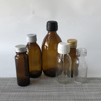 Bouteille en verre réutilisable anti-fuite à large ouverture de 28 mm avec couvercle pour shots de gingembre, boissons bien-être, jus, sirops et stockage de boissons