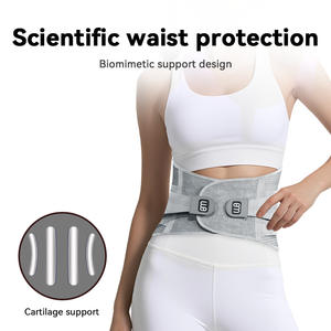 Ceinture de soutien lombaire chauffante à infrarouge lointain pour le sport, respirante, avec plaque en acier, thérapie magnétique, soins de santé, sangles de compression - Product Image 2