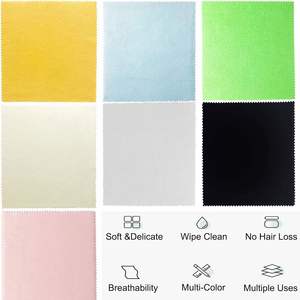 Chiffon de nettoyage pour lunettes, montres et écrans en microfibre suédée, personnalisé avec logo imprimé, haute qualité - Product Image 4