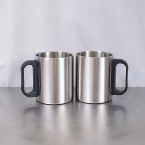Stainless Steel Travel Mug Straight <b>Cup</b> Vacuum <b>Insulated</b> Thermal Tumbler with Handle for Outdoor Use - Product Image 1