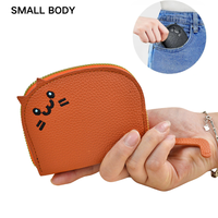 Dompet Koin Wanita Desain Fashion Lucu dengan Ritsleting untuk Wanita dan Pria