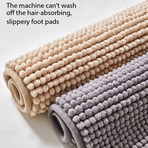 <span class=keywords><strong>Tappetino</strong></span> da Bagno Spesso e Accogliente a Coste, Delicato sulla Pelle, Antiscivolo, Altamente Assorbente, Lavabile, per Uso Domestico e Asciugatura Piedi - Product Image 5