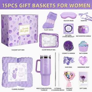 Regalo romantico <span class=keywords><strong>per</strong></span> <span class=keywords><strong>le</strong></span> vacanze <span class=keywords><strong>per</strong></span> la migliore amica, set regalo spa rosa tenue <span class=keywords><strong>per</strong></span> la cura di sé, cesto da bagno rilassante, confezione regalo spa - Product Image 2