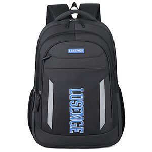 Lusence Men's <b>Backpack</b> Large Capacity 36-55L Business Travel Laptop Bag Casual Student Schoolbag Solid Color - Product Image 5