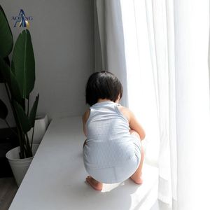 2025 Sommer Baumwoll-<span class=keywords><strong>Baby</strong></span>-Westen-<span class=keywords><strong>Set</strong></span> Ärmellos Zweiteilig für Jungen und Mädchen Dünne Kinderkleidung - Product Image 6