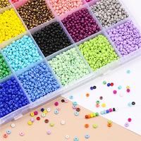 Perles DIY Kit de Fabrication de Bijoux Grilles Ensembles de Graine de Verre Kits de Perles en Gros Bracelets Alphabet Lettre Perle pour Arts Artisanat cadeau