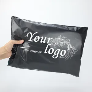 Kantong pengiriman kemasan plastik dengan Logo Mailer kustom dapat terurai
