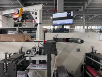 Machine d'impression flexographique horizontale d'étiquettes d'autocollants UV de type pétale de servomoteur couleur JZ370 U12389