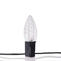 Pour UL 120V C9 LED Bougie Lumières de Noël Ampoule à facettes avec base E17 pour hôtels