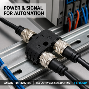 Connettore cavo di fabbrica IP67 M8 Y Splitter maschio femmina 3pin 4pin presa sensore impermeabile per terminazione vite di alimentazione - Product Image 4