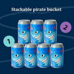 <span class=keywords><strong>Pistolet</strong></span> à catapulte pour enfants, puzzle interactif parent-enfant, jouet requin, <span class=keywords><strong>pistolet</strong></span> jouet ABS avec boule collante en tissu et 3 cartouches - Product Image 3