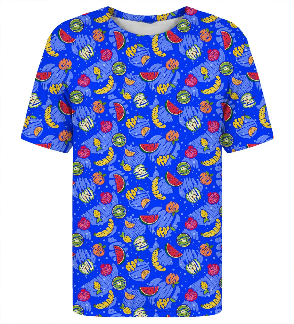 Fruitelement 3d Bedrukt Heren T-Shirt Casual Mode Homewear Losse Pyjama 'S Mode Gebreide Fruitige Tops Met Korte Mouwen