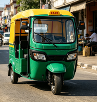 Tricycle taxi électrique Bajaj de haute qualité, best-seller, fabriqué en Chine, véhicule de transport de passagers pour l'exportation