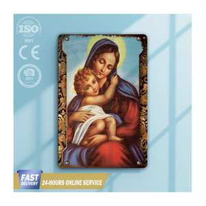 Decoración de Pared en Oferta, Letreros Metálicos con Textura 3D de la Biblia, Bajo MOQ, Jesús, Sublimación, Placas de Metal para el Hogar, <span class=keywords><strong>Capilla</strong></span>, Póster en Lámina - Product Image 1
