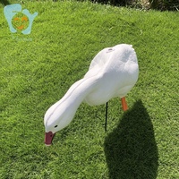 Décoy de chasse au canard, à la oie des neiges sauvage, en mousse EVA artificielle légère et pliable, canard blanc canadien