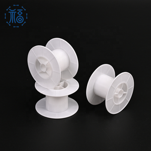 Bobina di plastica bianca piccola bobina per avvolgimento a mano fabbrica personalizzazione artigianale filo industriale bobina vuota - Product Image 3